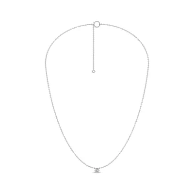 Bezel-Set Diamond Solitaire Necklace (0.25 ct.)