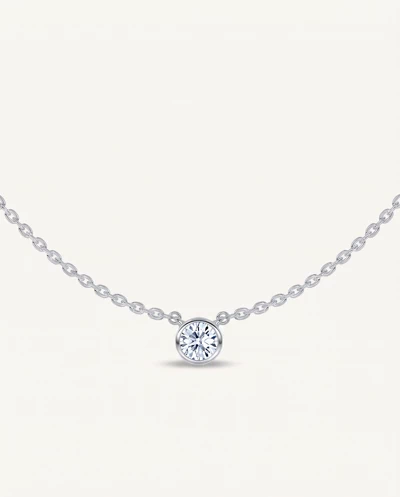 Bezel-Set Diamond Solitaire Necklace (0.25 ct.)