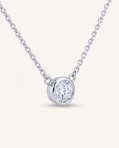 Bezel-Set Diamond Solitaire Necklace (0.25 ct.)