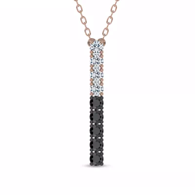 Midnight Noir Lab Diamond Necklace by Christian Siriano