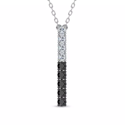 Midnight Noir Lab Diamond Necklace by Christian Siriano