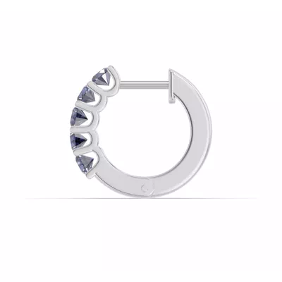 Sapphire Huggie Earrings