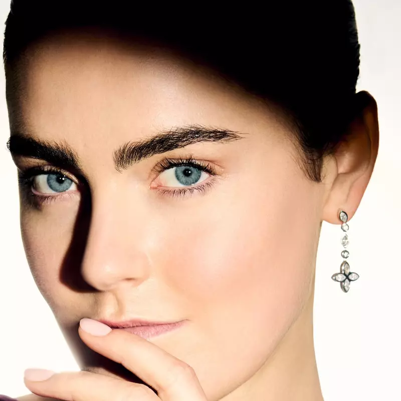 14K Yellow Gold Maravina Rosette Lab Drop Earrings by Christian Siriano