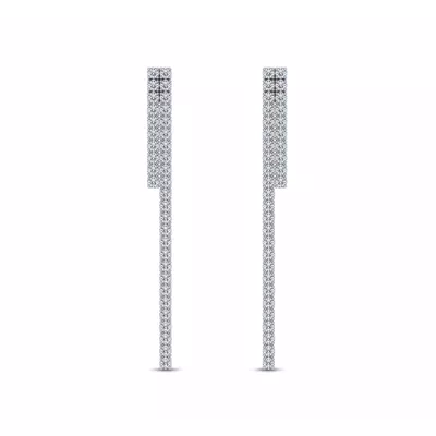 Ligne Duo Lab Diamond Drop Earrings