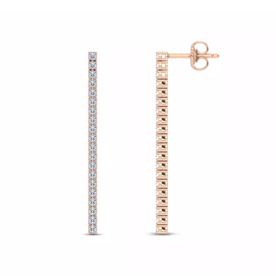 Ligne Diamond Drop Earrings (5/8 ct. tw.)