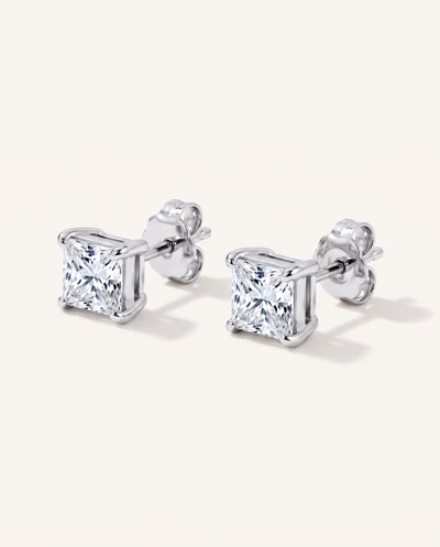 Midnight Halo Princess Lab Stud Earrings (1 ct. tw.) by Christian Siriano