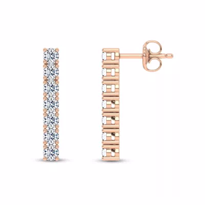 Ligne Diamond Drop Earrings (1 ct. tw.)