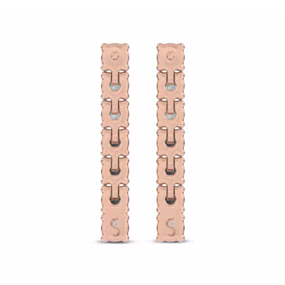 Midnight Noir Diamond Drop Earrings by Christian Siriano