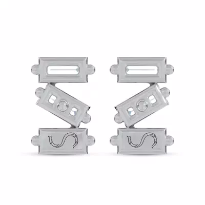 Staccato Baguette Lab Diamond Studs by Christian Siriano