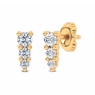 Icicle Drop Lab Diamond Earrings