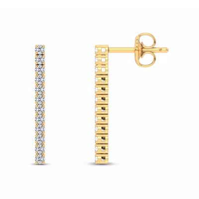 Ligne Diamond Drop Earrings (1/4 ct. tw.)
