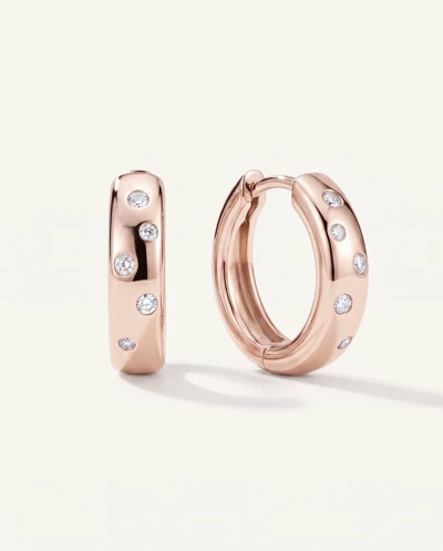 Lustra Lab Diamond Huggies