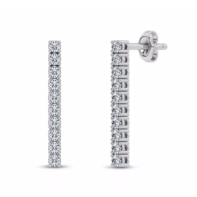 Ligne Diamond Drop Earrings (1/3 ct. tw.)