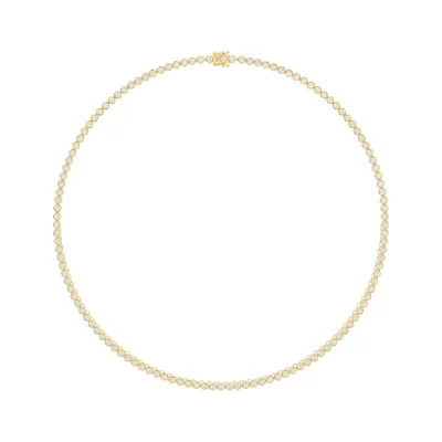 U-Prong Lab Diamond Tennis Necklace (7 ct. tw.)