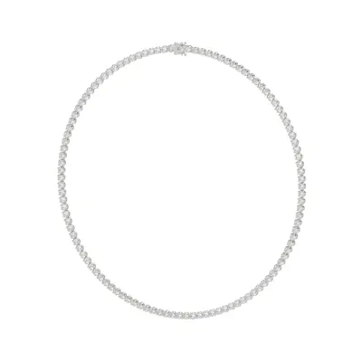 U-Prong Lab Diamond Tennis Necklace (11 ct. tw.)