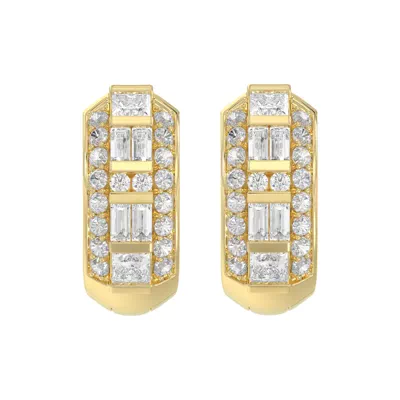 Mixed Shape Lab Diamond Hoop Earrings (1.00 ct. tw.)