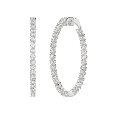 Inside-Out Lab Diamond Hoop Earrings (1.50 ct. tw., 40 mm)