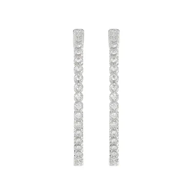 Inside-Out Lab Diamond Hoop Earrings (1.50 ct. tw., 40 mm)