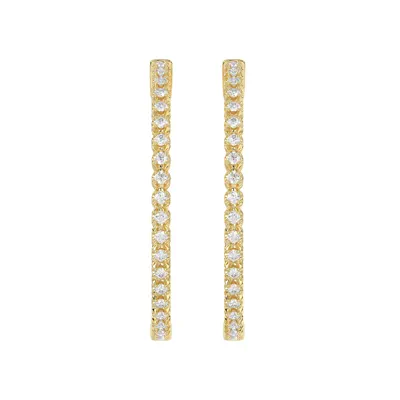 Inside-Out Lab Diamond Hoop Earrings (1.50 ct. tw., 40 mm)