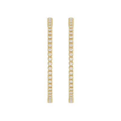 Inside-Out Lab Diamond Hoop Earrings (2 ct. tw., 49 mm)