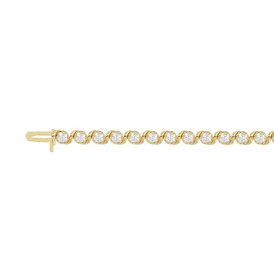 Swirl Lab Diamond Tennis Bracelet (3 ct. tw.)