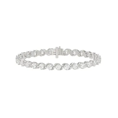 Swirl Lab Diamond Tennis Bracelet (5 ct. tw.)