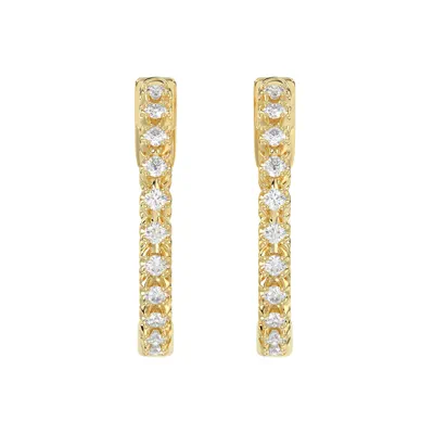 Inside-Out Lab Diamond Hoop Earrings (.50 ct. tw., 22 mm)