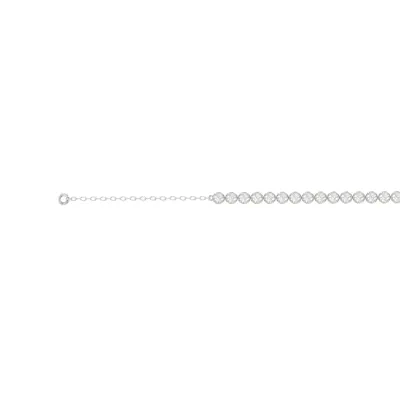 Lab Diamond Silver Tennis Chain Bracelet (1.50 ct. tw.)