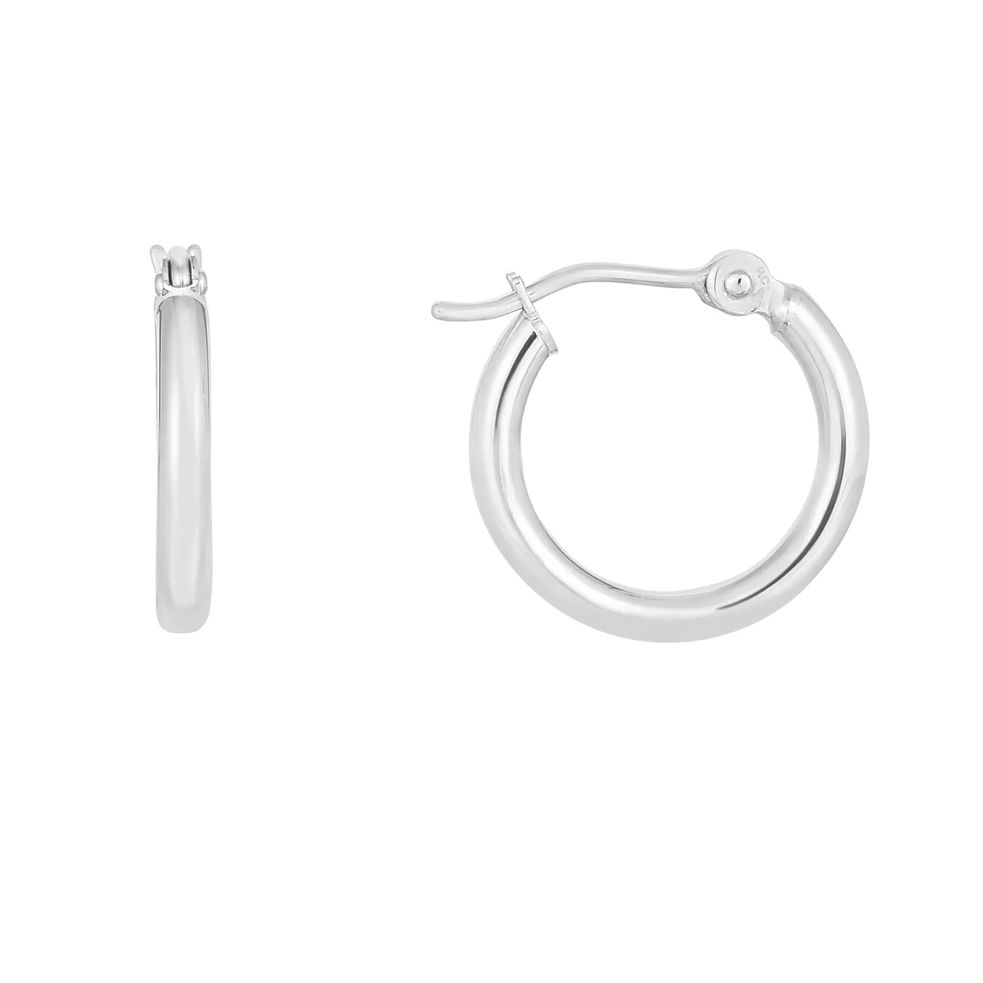 Classic Polished Gold Hoops (15mm)