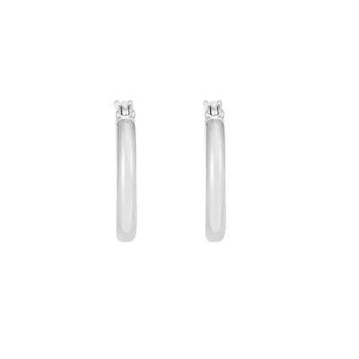 Classic Polished Gold Hoops (15mm)