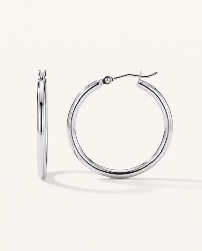 Classic Polished Gold Hoops (25mm)