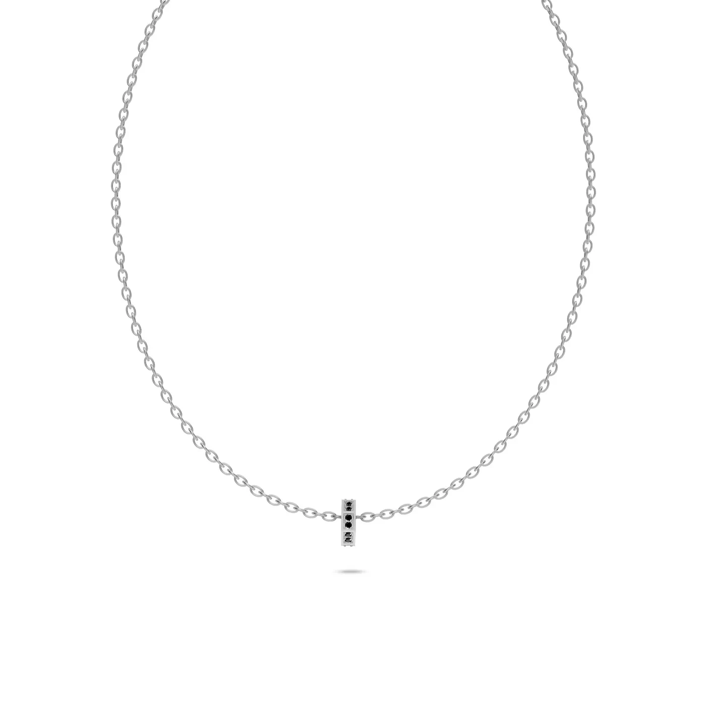 Hex Nut Black Lab Diamond Necklace by Off-White