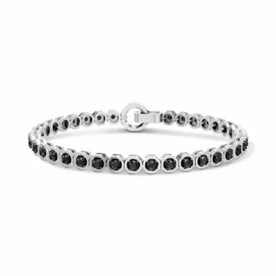 Hex Nut Clasp Black Lab Diamond Bracelet by Off-White