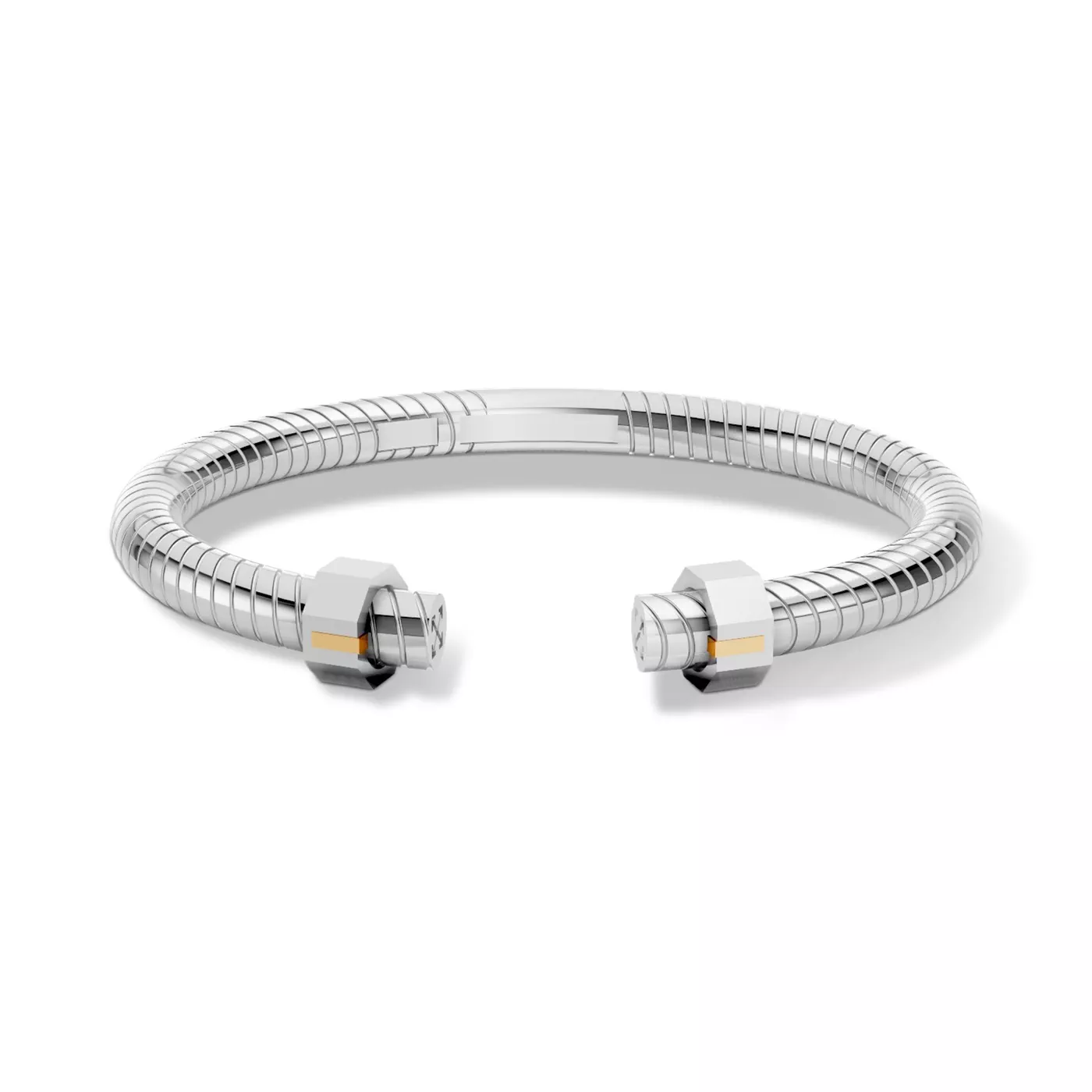 Hex Nut Cuff Bracelet by Off-White