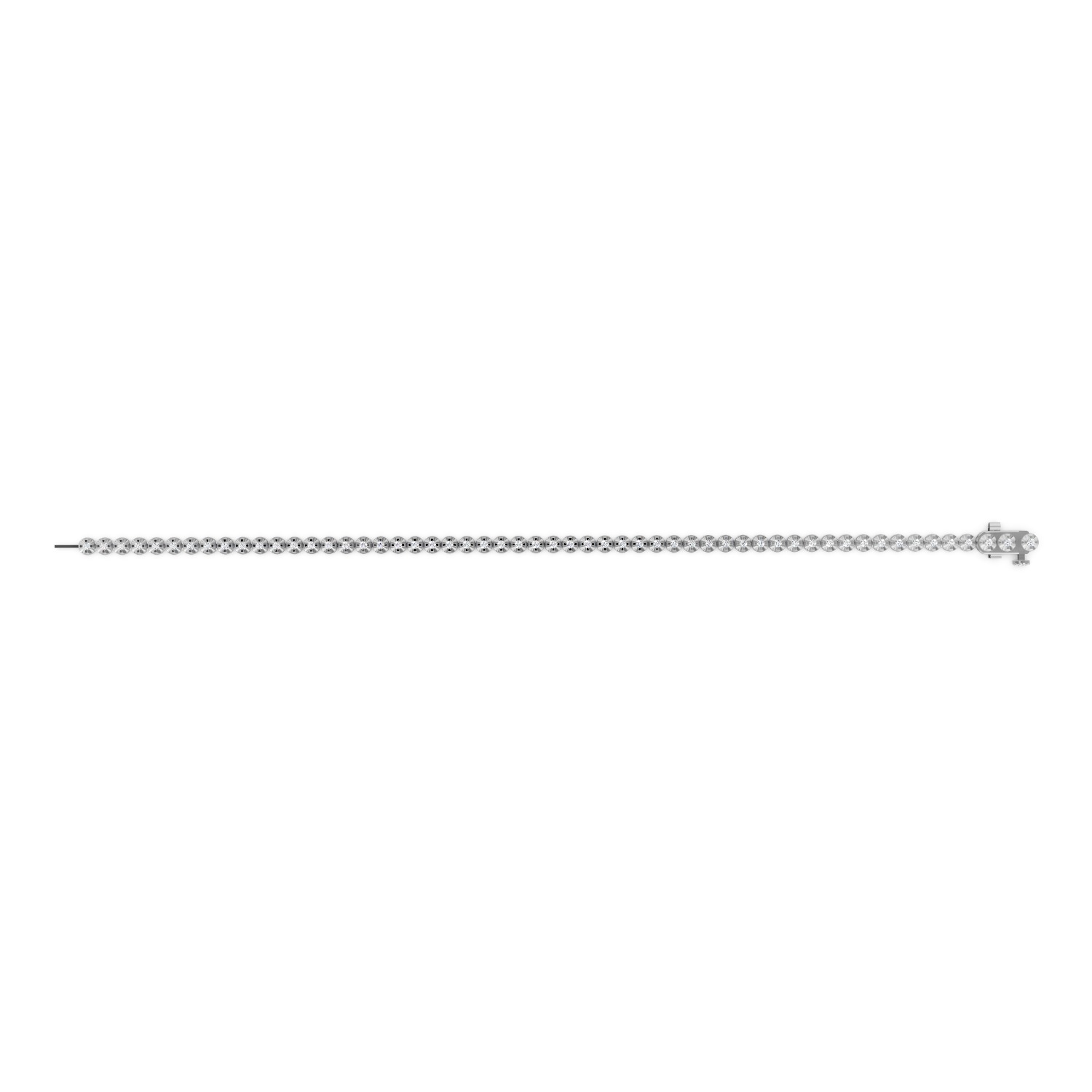 Illusion-Set Lab Diamond Tennis Bracelet (1 ct. tw.)