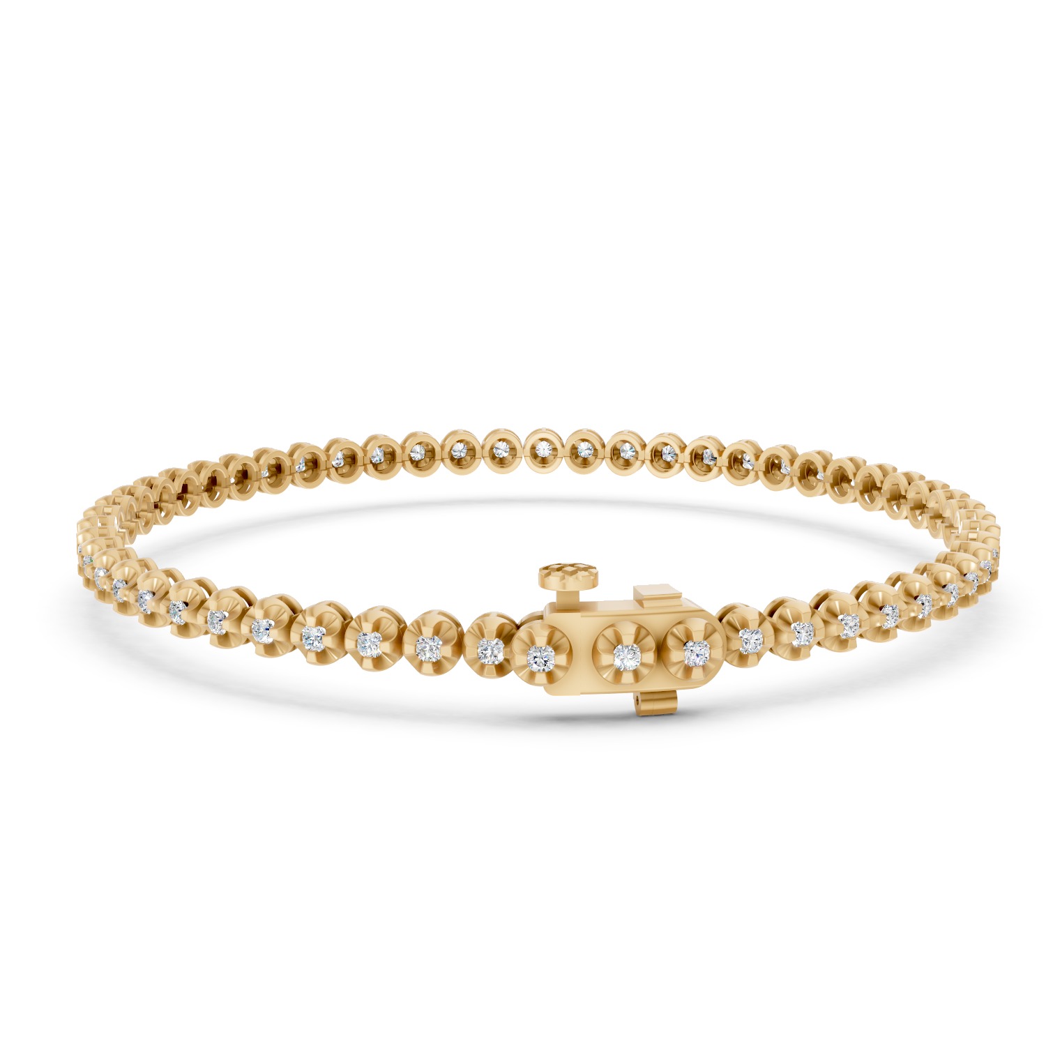 Illusion-Set Lab Diamond Tennis Bracelet (1 ct. tw.)