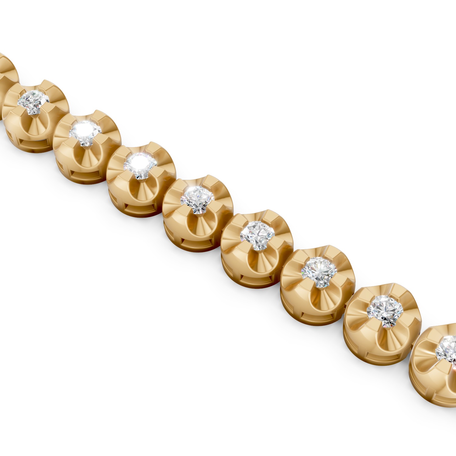 Illusion-Set Lab Diamond Tennis Bracelet (1 ct. tw.)