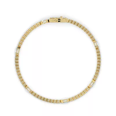 Marquise Station Lab Diamond Tennis Bracelet