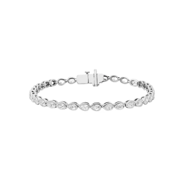 Pear Lab Diamond Bezel Bracelet