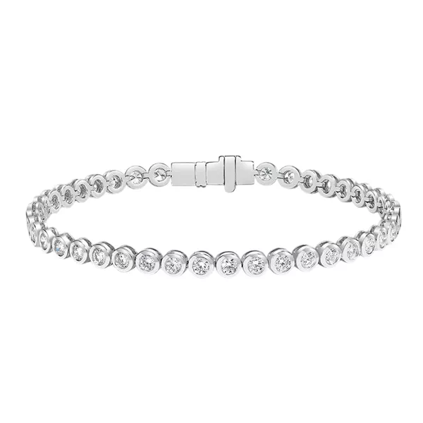 Round Lab Diamond Bezel Bracelet (5 ct. tw.)