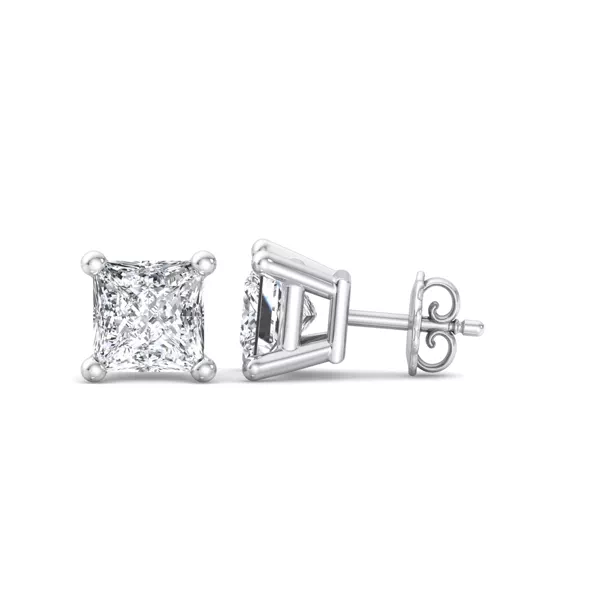 Princess-Cut Lab Diamond Earrings (1 ct. tw.)