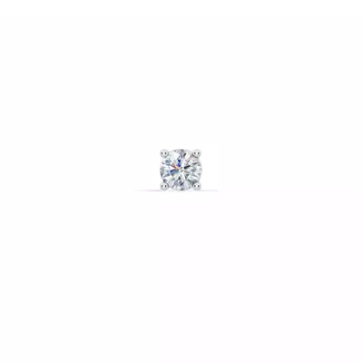 Single Diamond Screw Back Stud Earring (1/8ct)