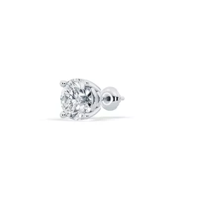 Single Diamond Screw Back Stud Earring (1.5ct)
