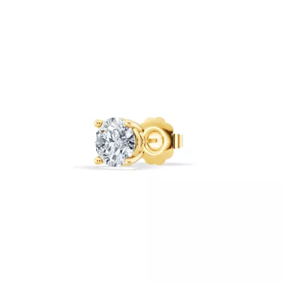 Single Diamond Stud Earring (3/4ct)