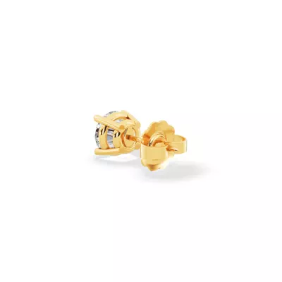 Single Diamond Stud Earring (3/4ct)