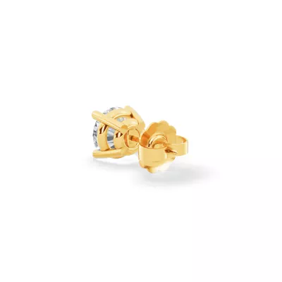 Single Diamond Stud Earring (1ct)