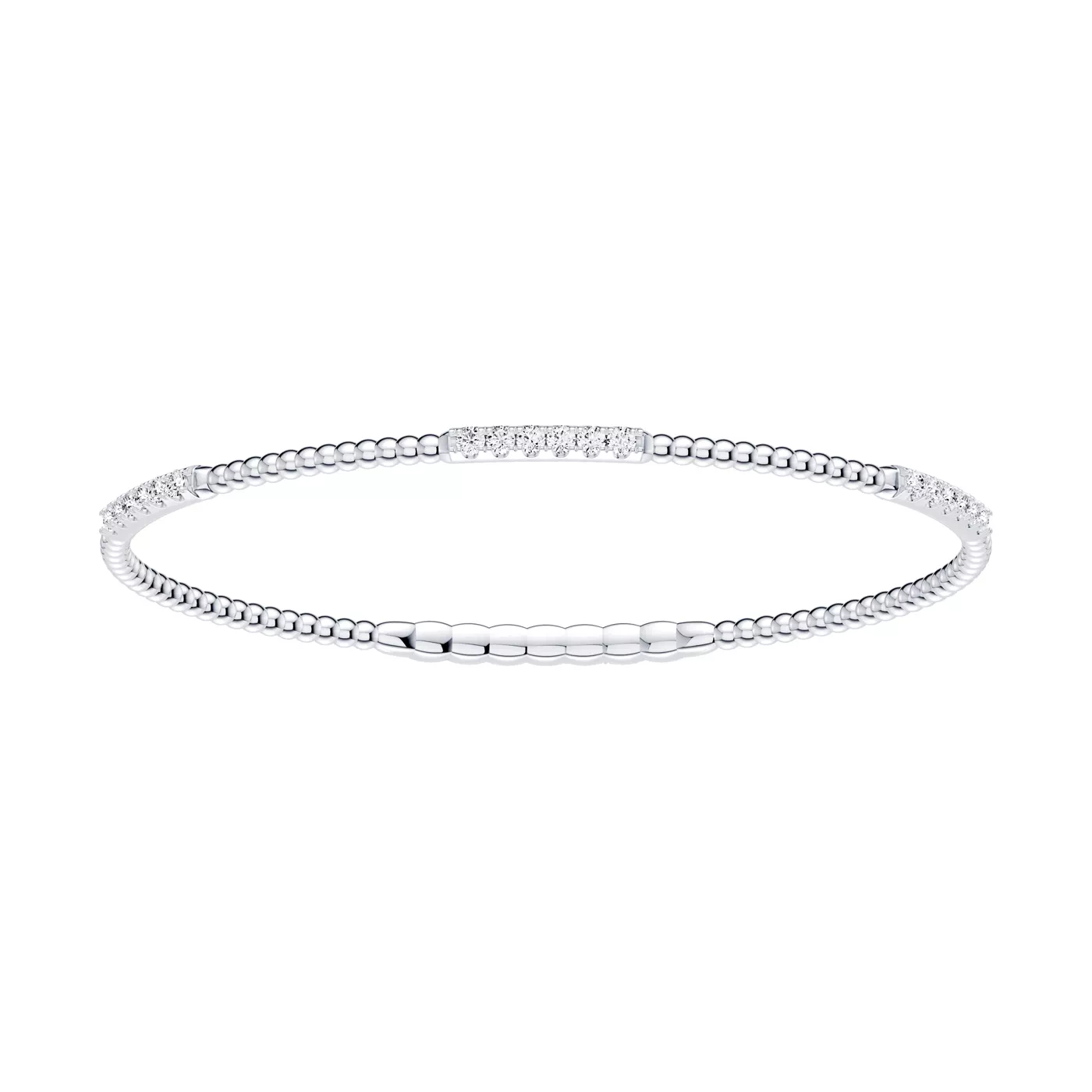 Refined Proportions 14K White Gold Engagement Ring
