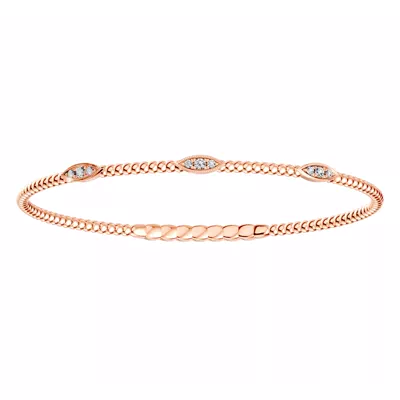Velocity Active Flex Leaf Diamond Bracelet