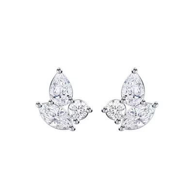 Mixed Shape Lab Diamond Stud Earrings (.45 ct. tw.)