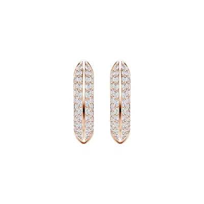 Knife-Edge Pavé Hoops (.40ct. tw.)